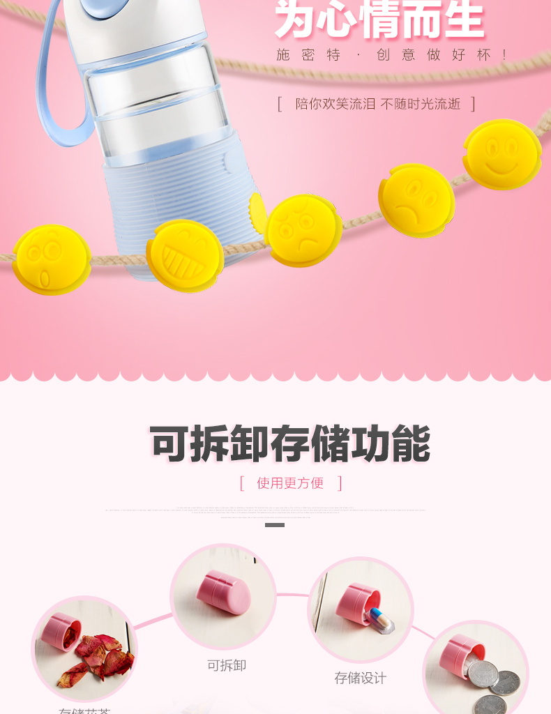 創(chuàng)意加厚可愛單層玻璃杯