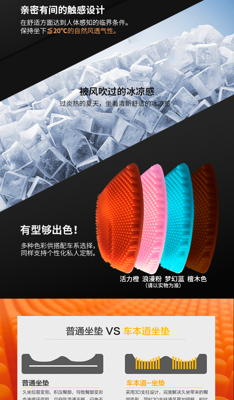 3D光能巴馬坐墊
