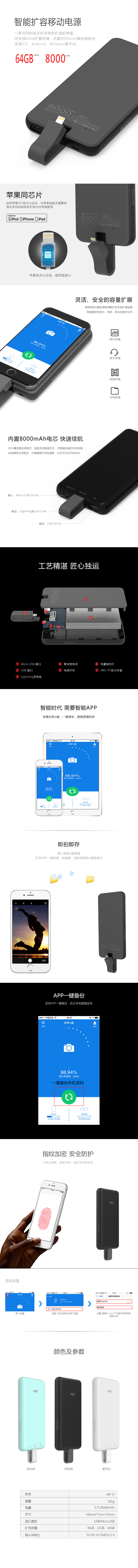 蘋果有線U盤電源MFI認證iPhone7/6s/5s iPad高速擴容