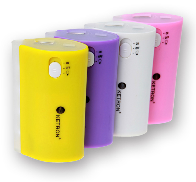 帶LED手電筒的移動電源